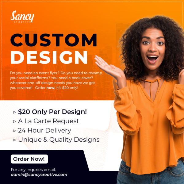 Graphic Design (Custom) - Sancy Creative