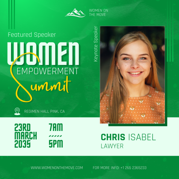 Individual Featured Speaker Flyer-Women Empowerment Summit 8-in-1 Women Empowerment Summit Bundle