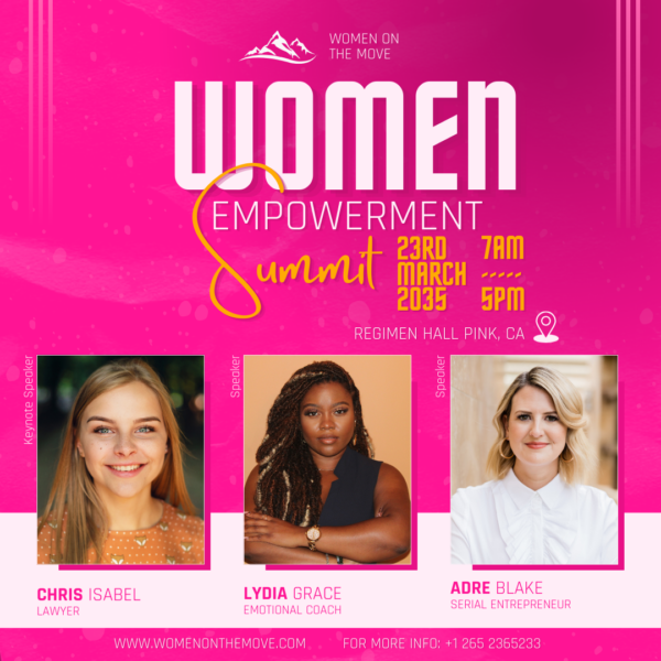 Features Speakers Flyer 8-in-1 Women Empowerment Summit Bundle