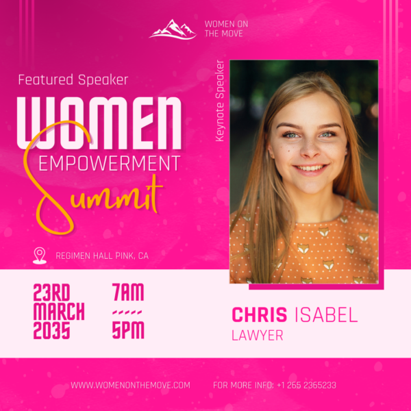 Individual Featured Speaker Flyer 8-in-1 Women Empowerment Summit Bundle