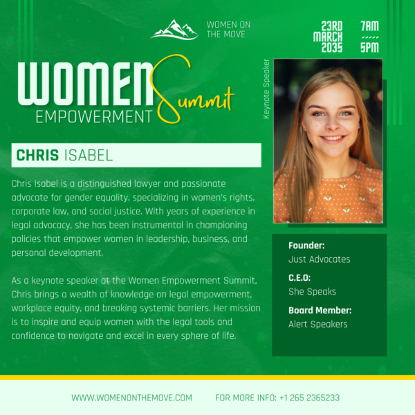 Speaker Info Flyer-Women Empowerment Summit 8-in-1 Women Empowerment Summit Bundle